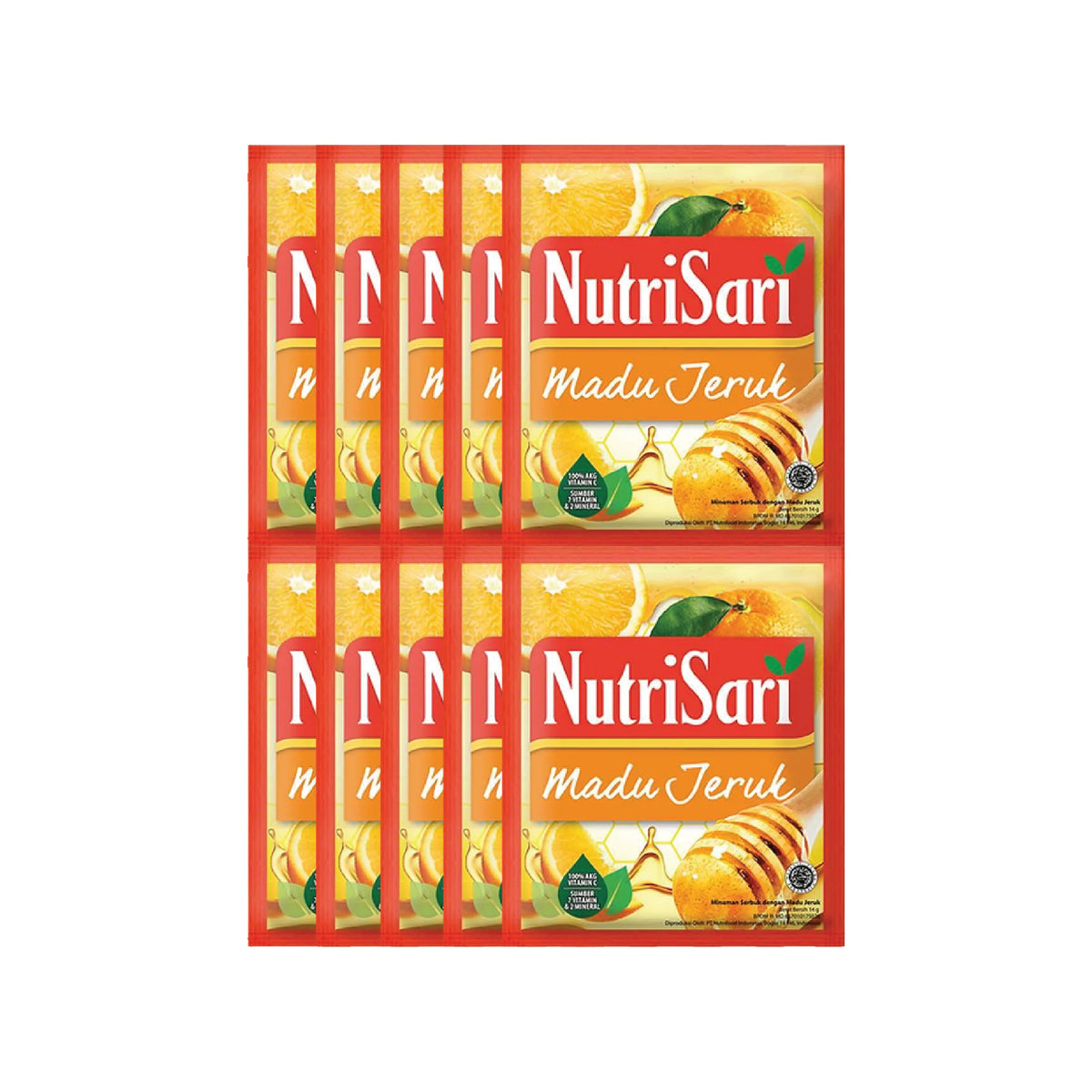 Nutrisari Honey Orange Flavor 10X14Gr