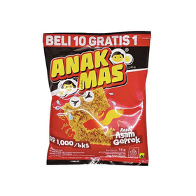 Anak Mas Dried Noodles Snack Chicken Geprek 10 X 18 Gr