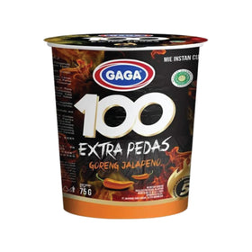 Gaga Cup Etra Pedas Goreng Jalapeno 75 gr