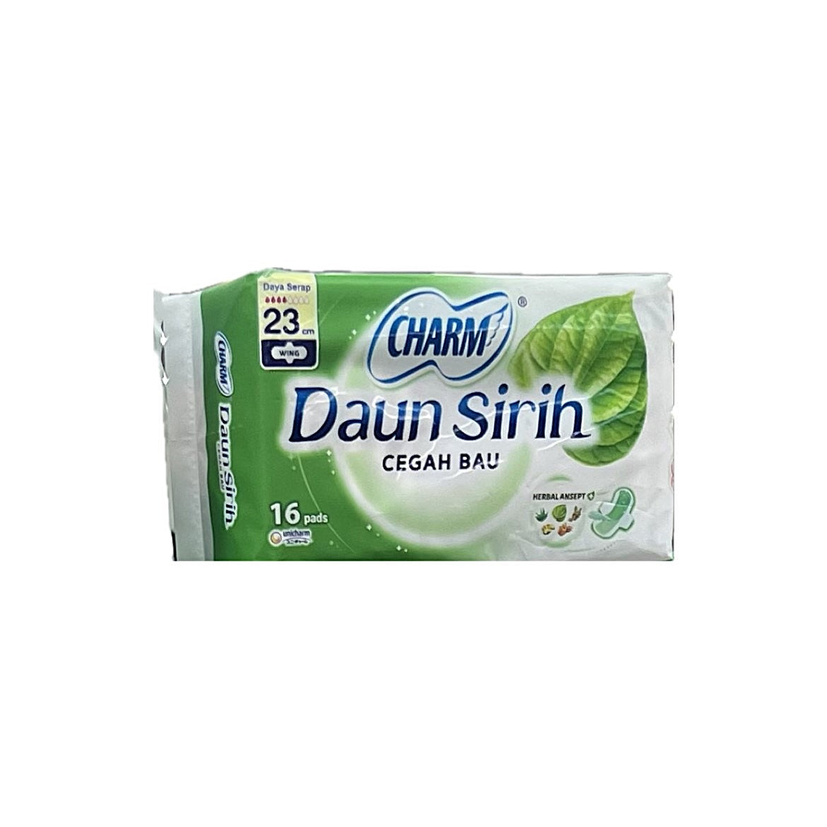 Charm Daun Sirih 23cm 16 Pads