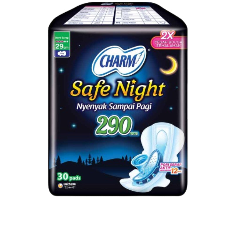 Charm Safe Night Wing 29cm 30 Pads