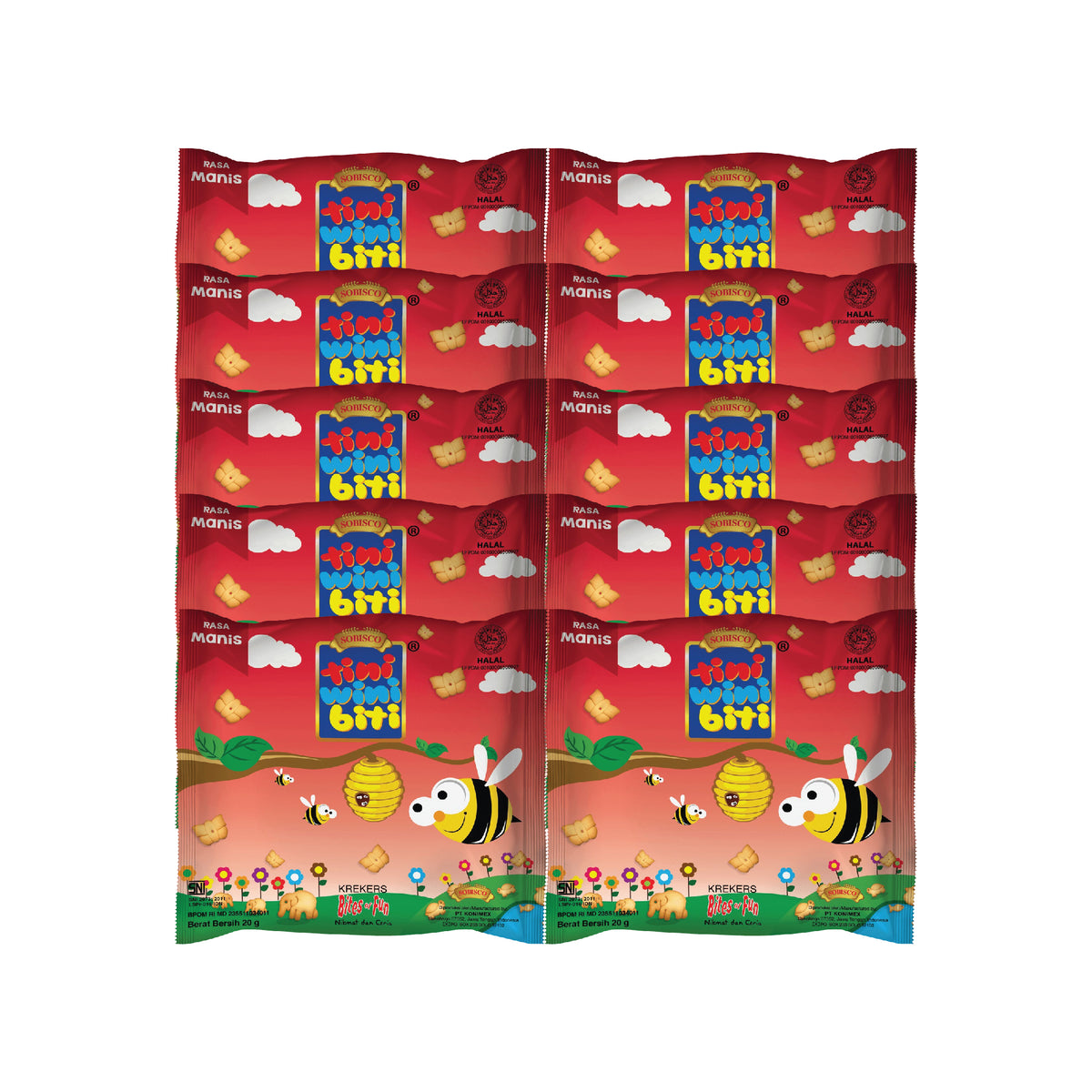 Tini Wini Biti Manis 10 x 20gr