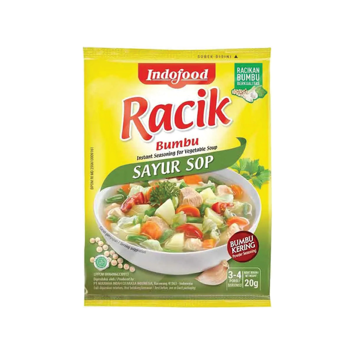 INDOFOOD TEPUNG BUMBU RACIK SERBAGUNA PCK 210g