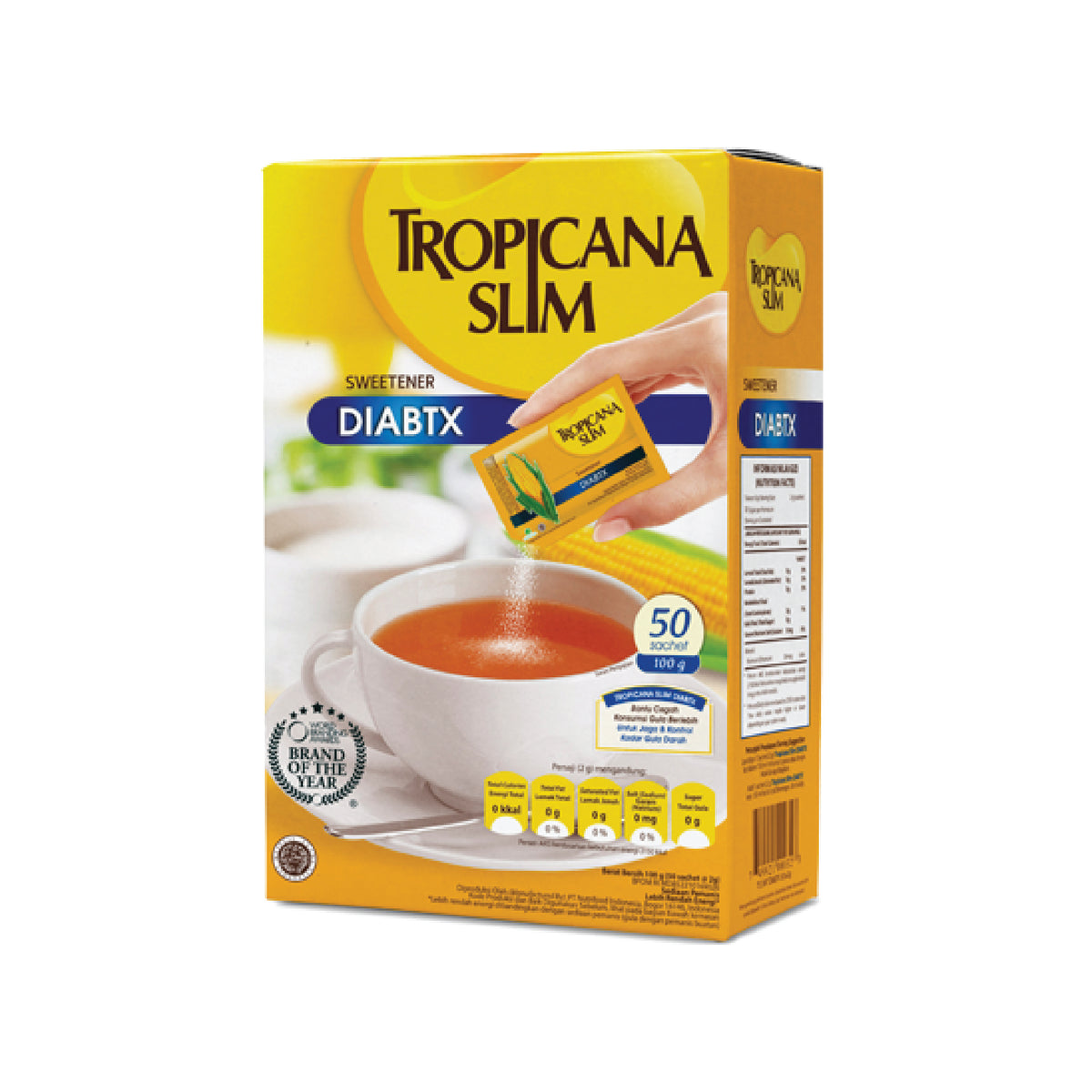 Tropicana Slim Sweet Diabetic 100x2gr