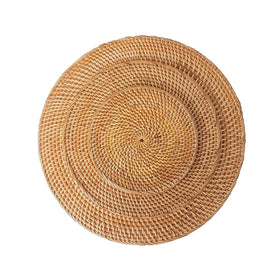 Tatakan Piring Rotan Premium Full Set ( 3 Pcs - 20,30,40 cm)