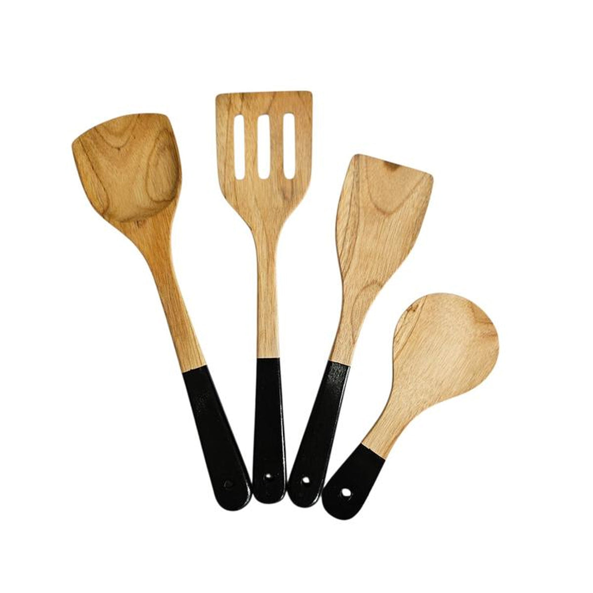 Spatula Full Set Kayu Jati Komplit Set