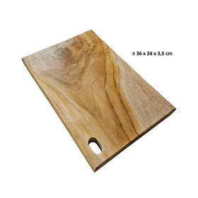 Talenan Tebal Kayu Jati Talenan Solid - Big