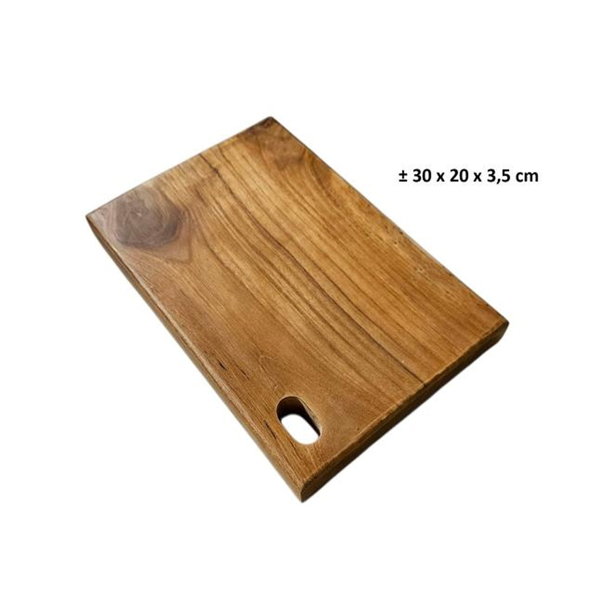 Talenan Tebal Kayu Jati Talenan Solid - Small