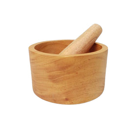 Cobek Ulekan Kayu Premium 13 x 7 cm