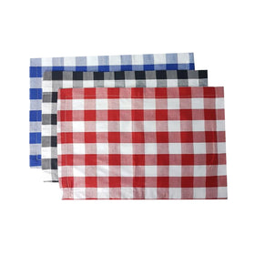 Tatakan Meja Kain Piknik (Hitam/Merah /Pink) 42 x 28 cm