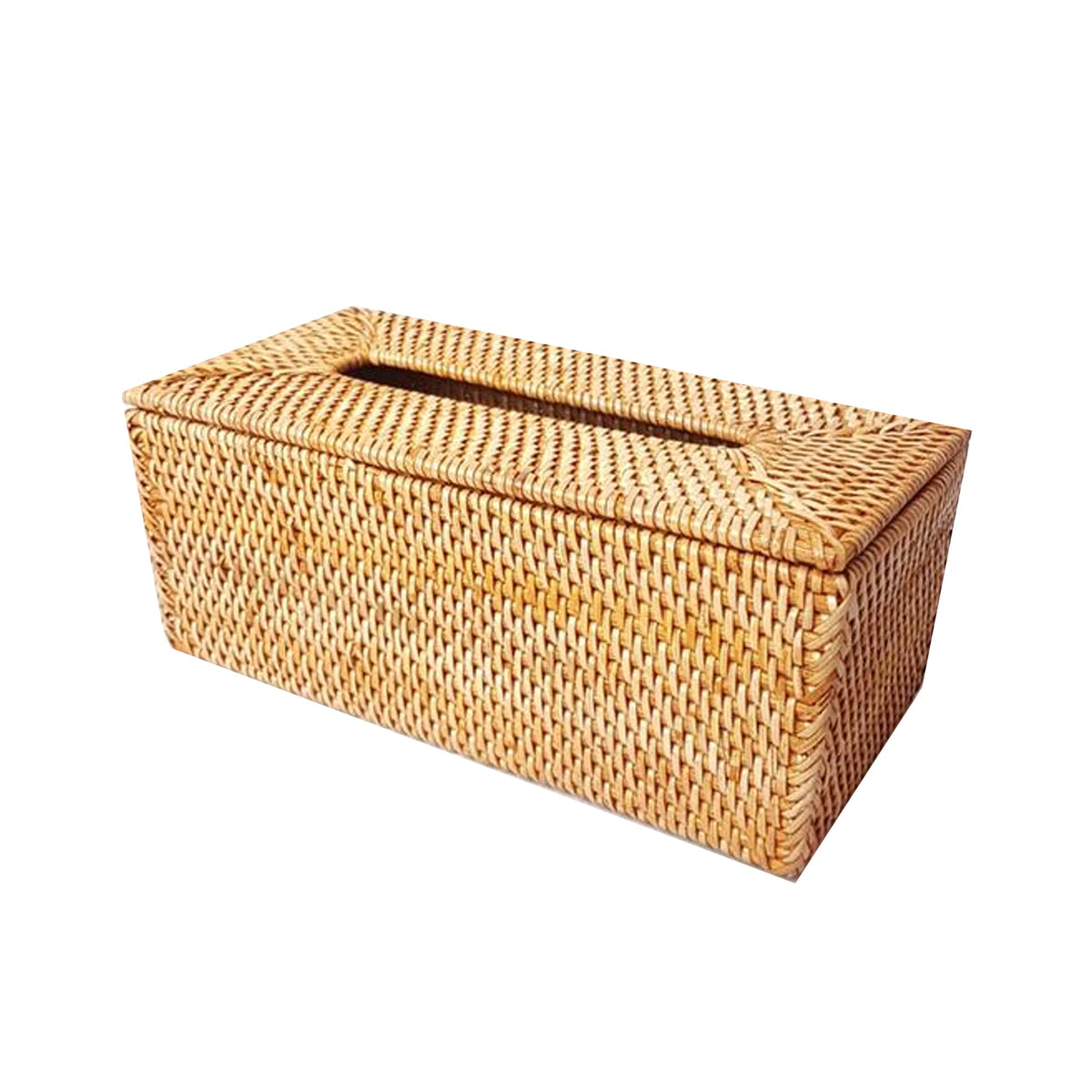 Rattan Tissue Box 24 x 12 x 8.5 cm
