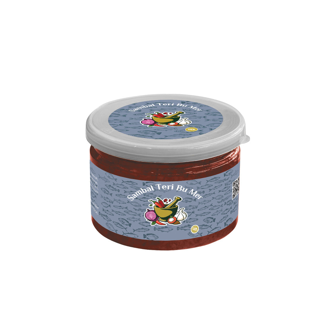 Bu Mer'S Anchovy Sambal 210 Gr