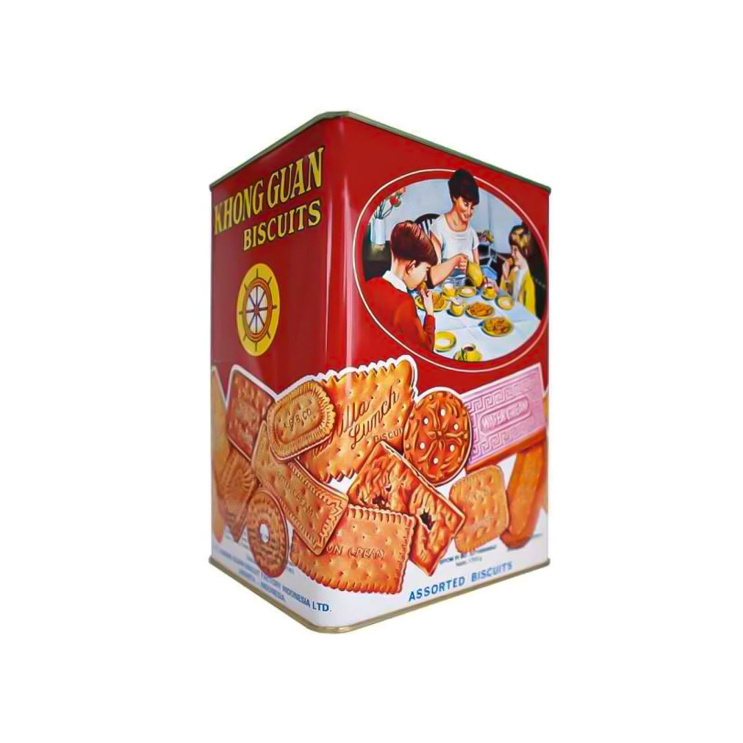 KHONG GUAN Biscuit Red Kaleng 1600 gr