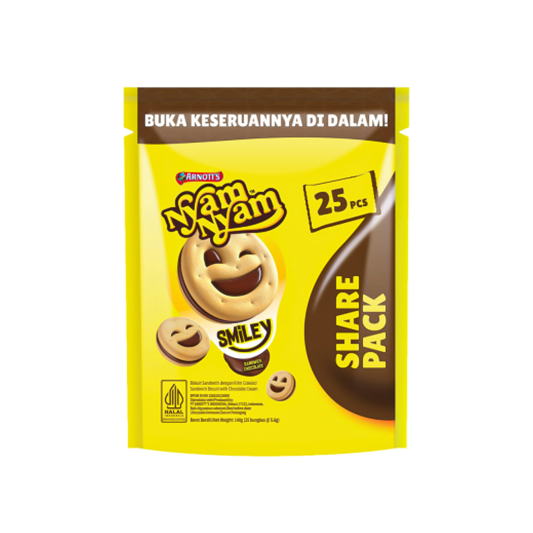 Nyam Nyam Smiley Share Pack 140 gr