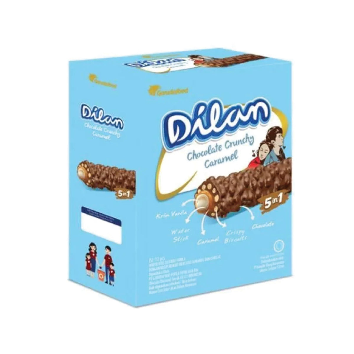 Dilan Crunchy Choco Caramel 12 X 24Gr