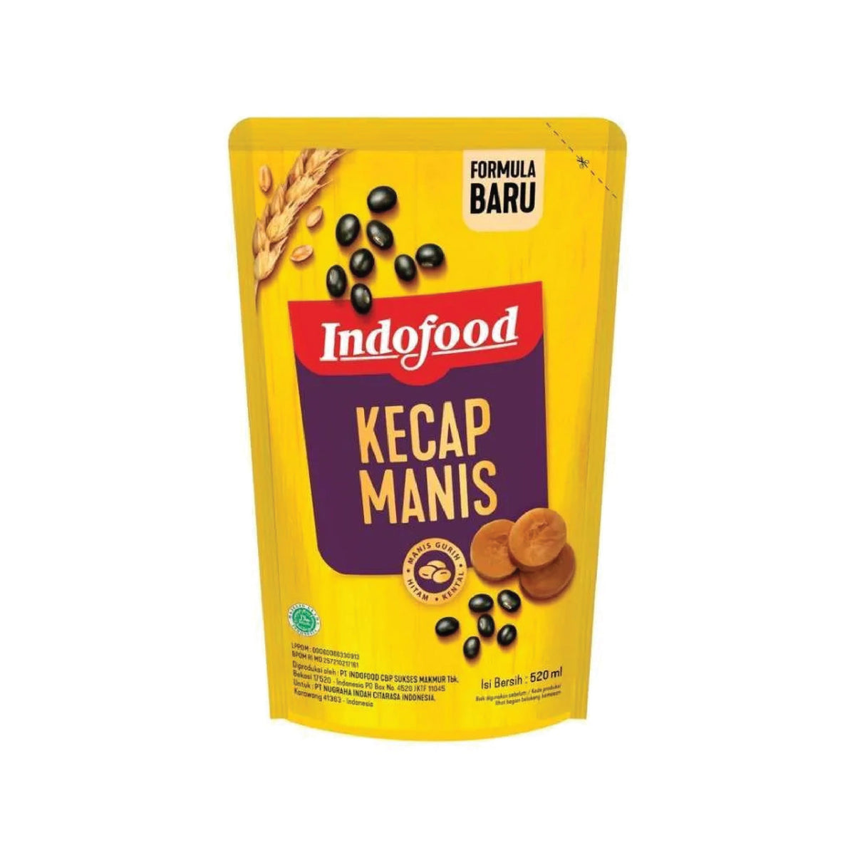 Indofood Kecap Manis Pouch 580/520 Ml