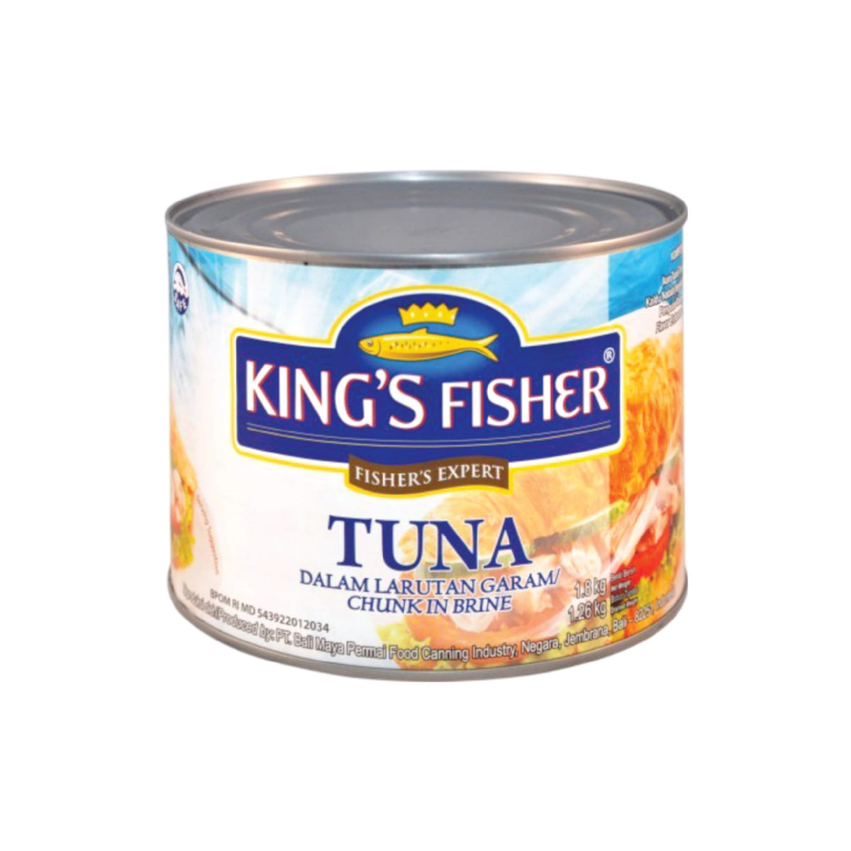 King Fisher Tuna In Brine 1,8Kg