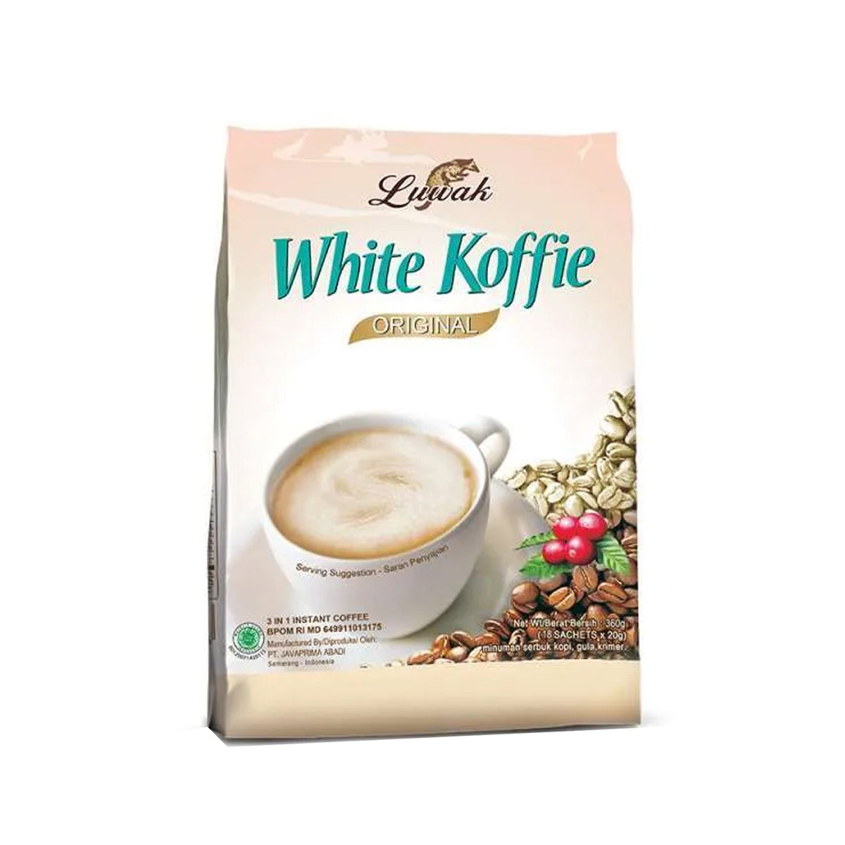 Luwak White Coffee Original 18x20 Gr