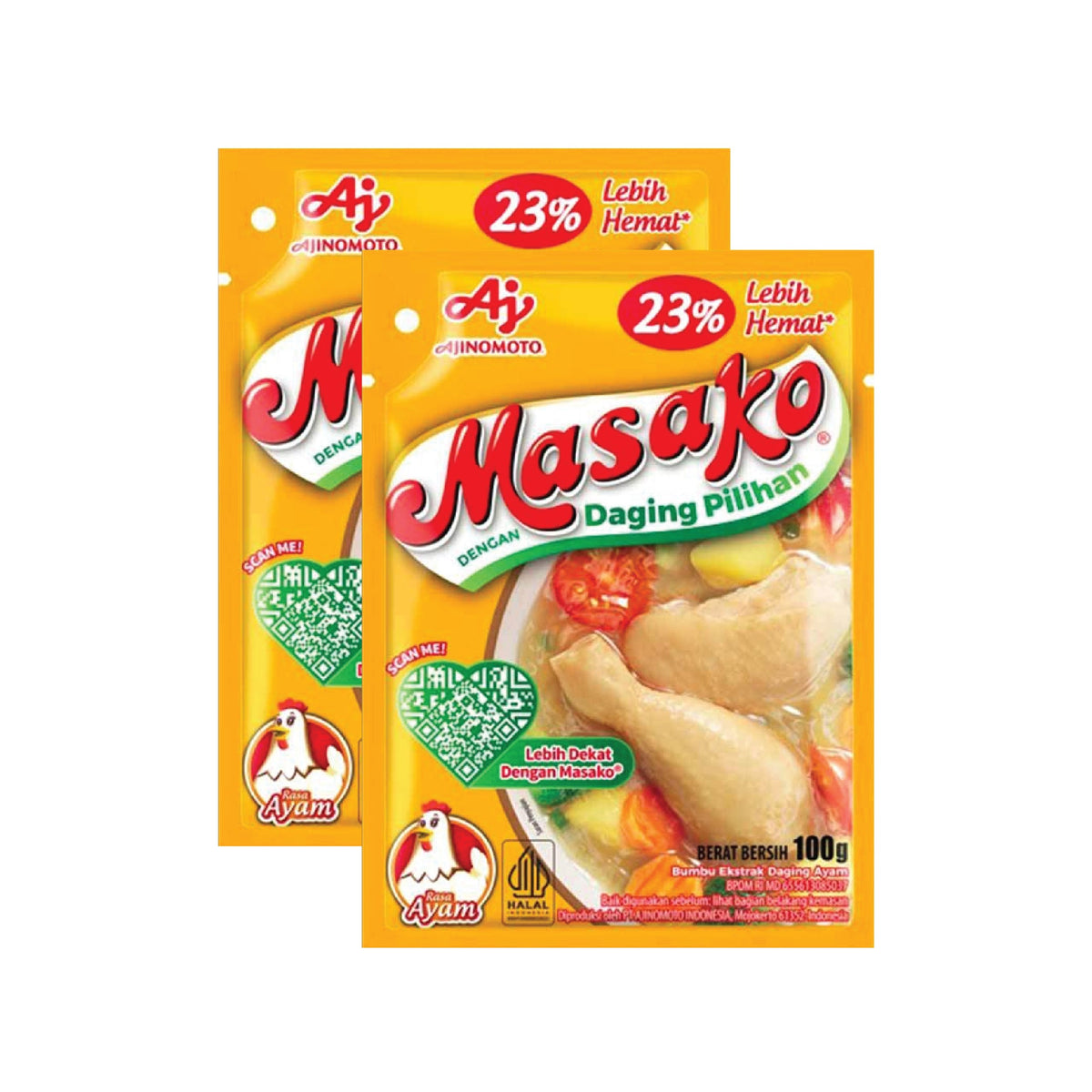 Masako Ayam 2 X 100gr