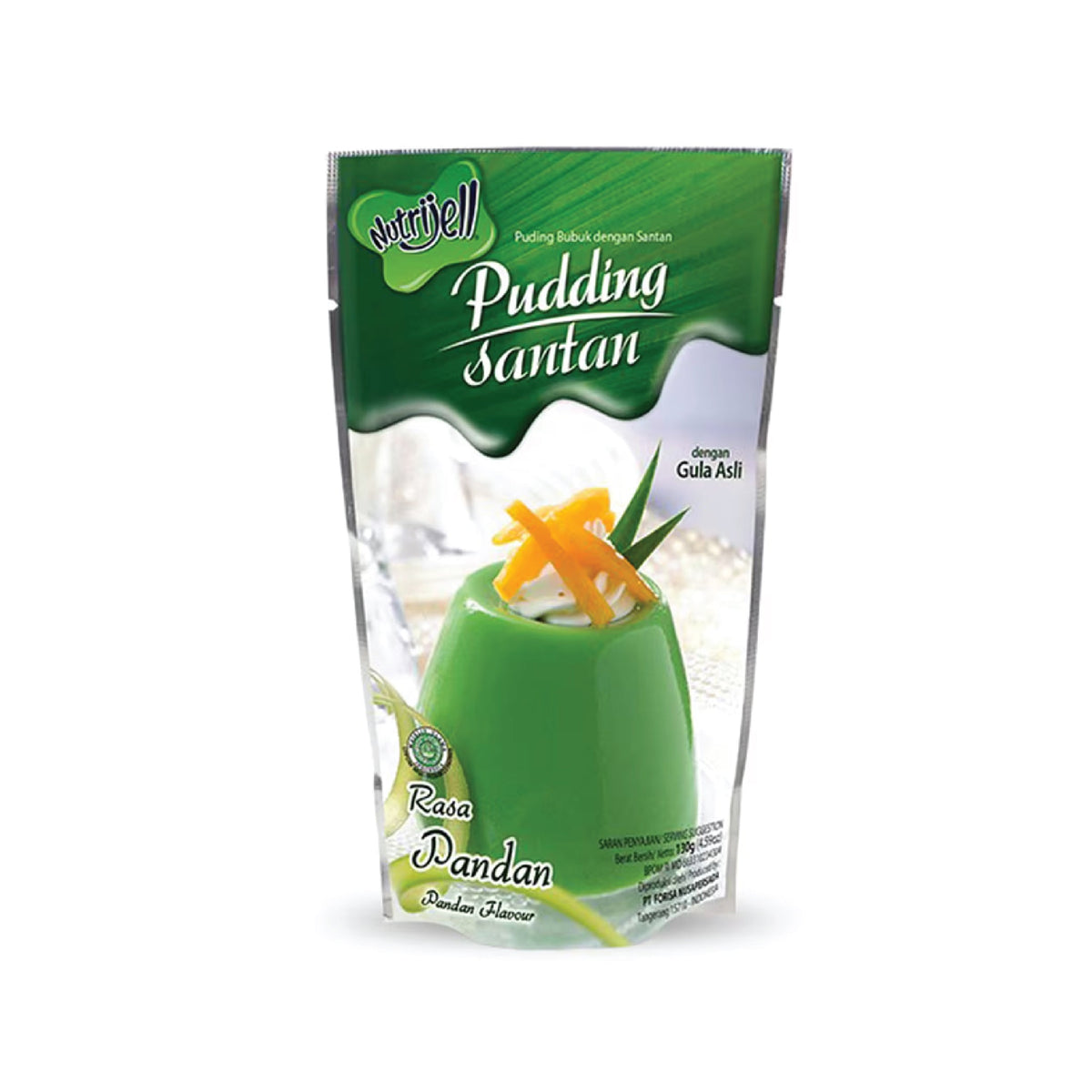 Nutrijel Pudding Santan Pandan 130gr