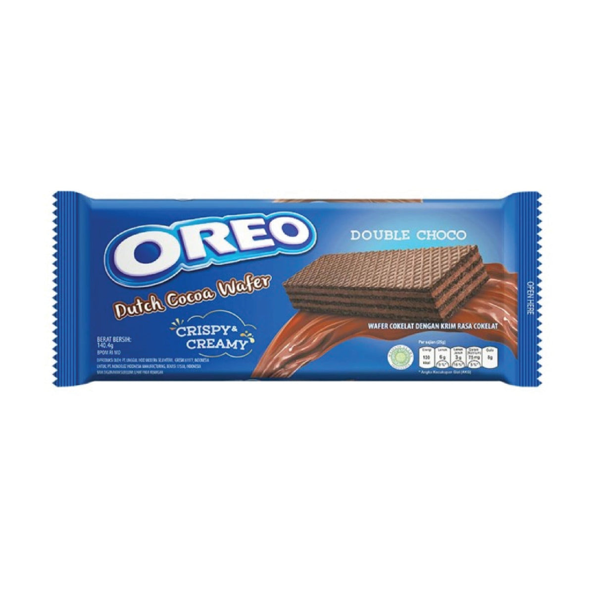 Oreo Wafer Double Choco 140.4gr