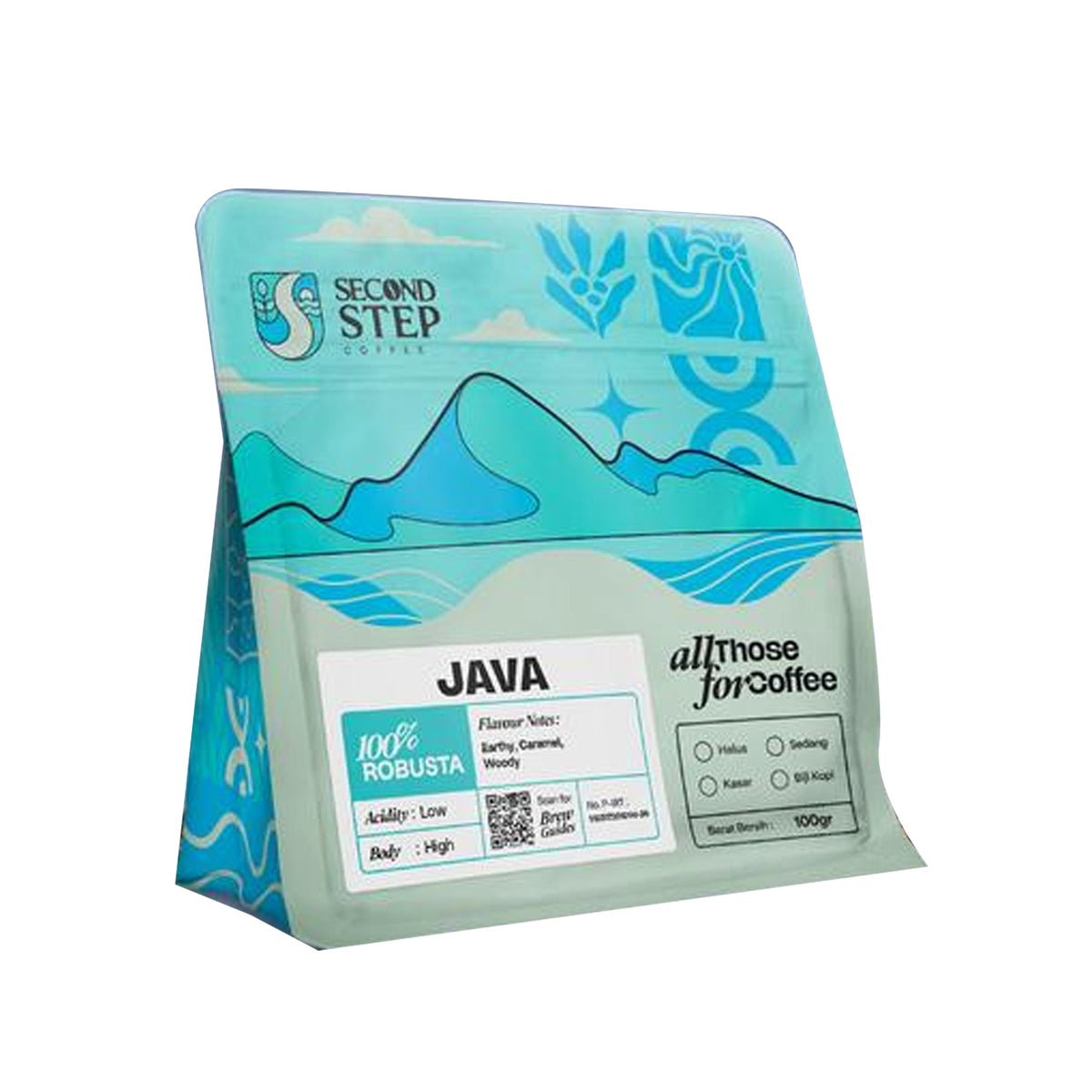 Robusta Java Origin Coffee Beans 100 Gr
