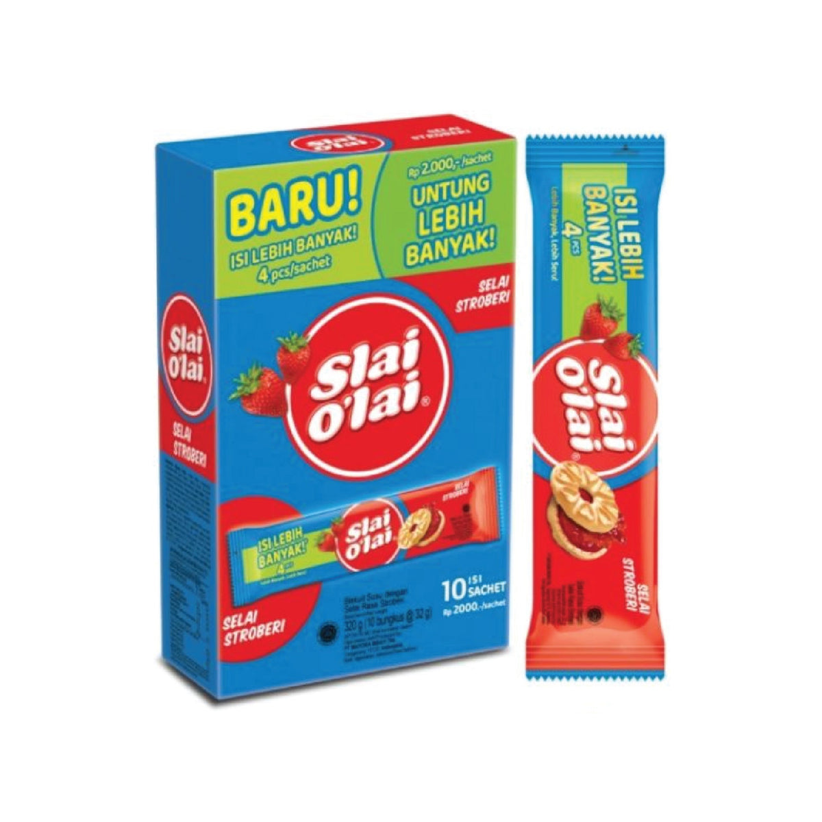 Roma Slai O'Lai Strawberry 10 X 32Gr