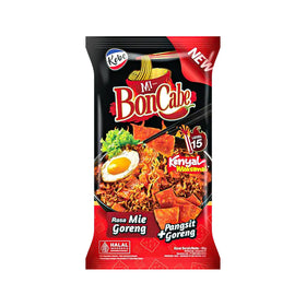 Kobe Fried Noodles Boncabe Level 15 + Fried Dumplings 95 Gr