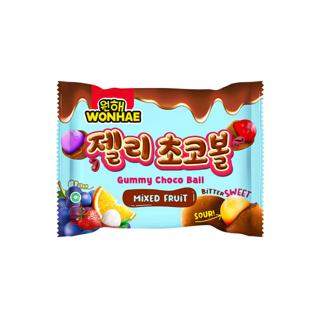 Wonhae Gummy Choco Truffle Mixed Fruit 35 Gr