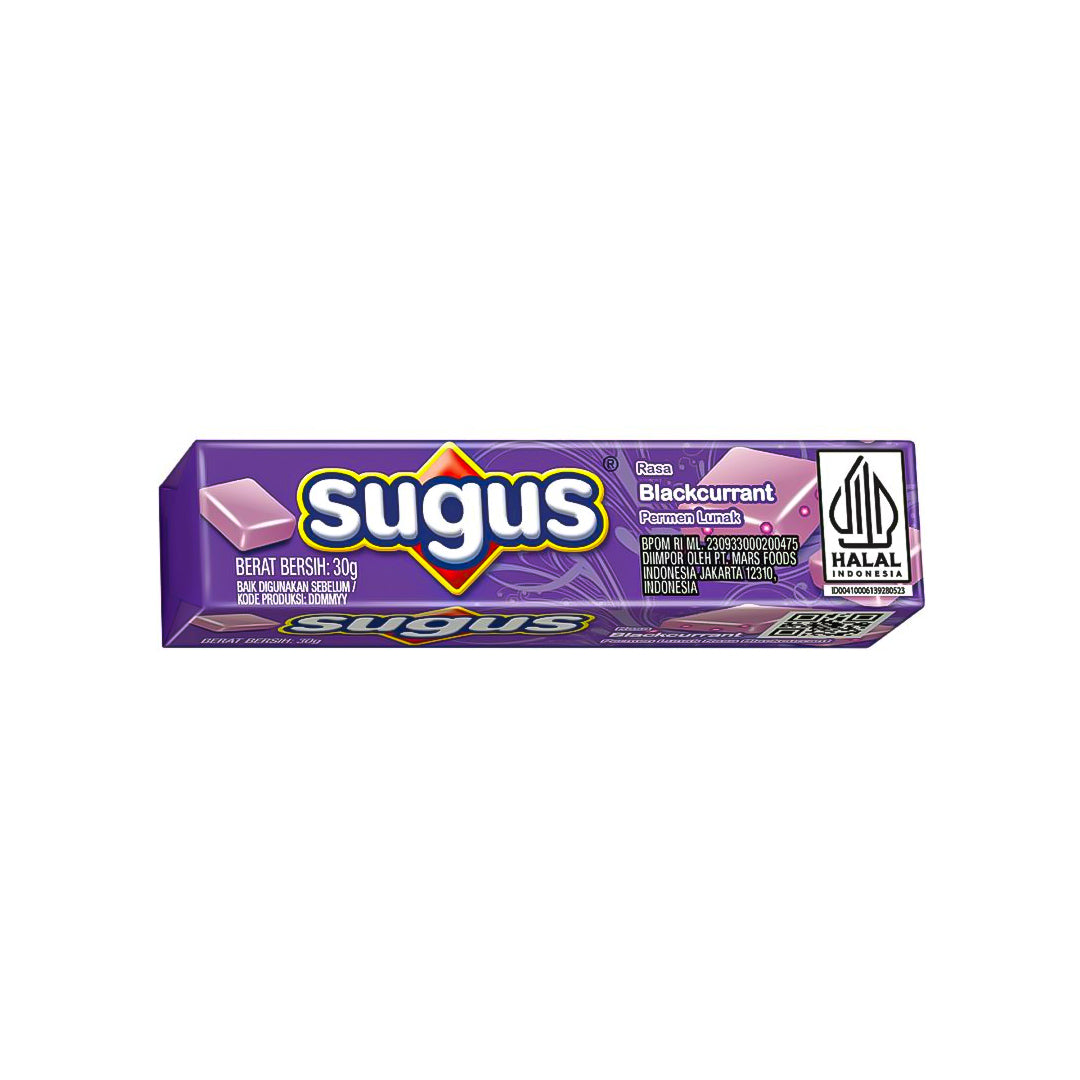 Sugus Candy Stick Blackcurrant 30 Gr