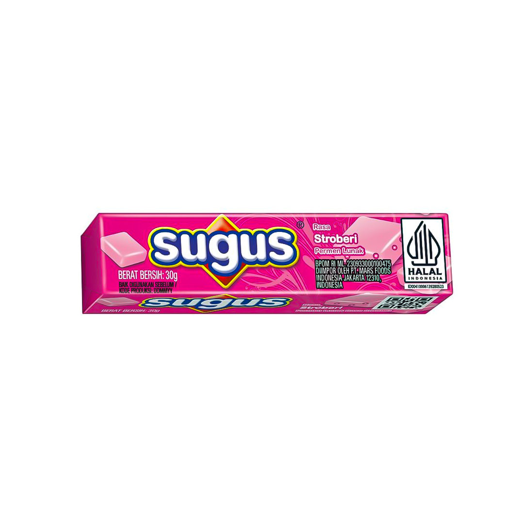 Sugus Candy Stick Strawberry 30 Gr