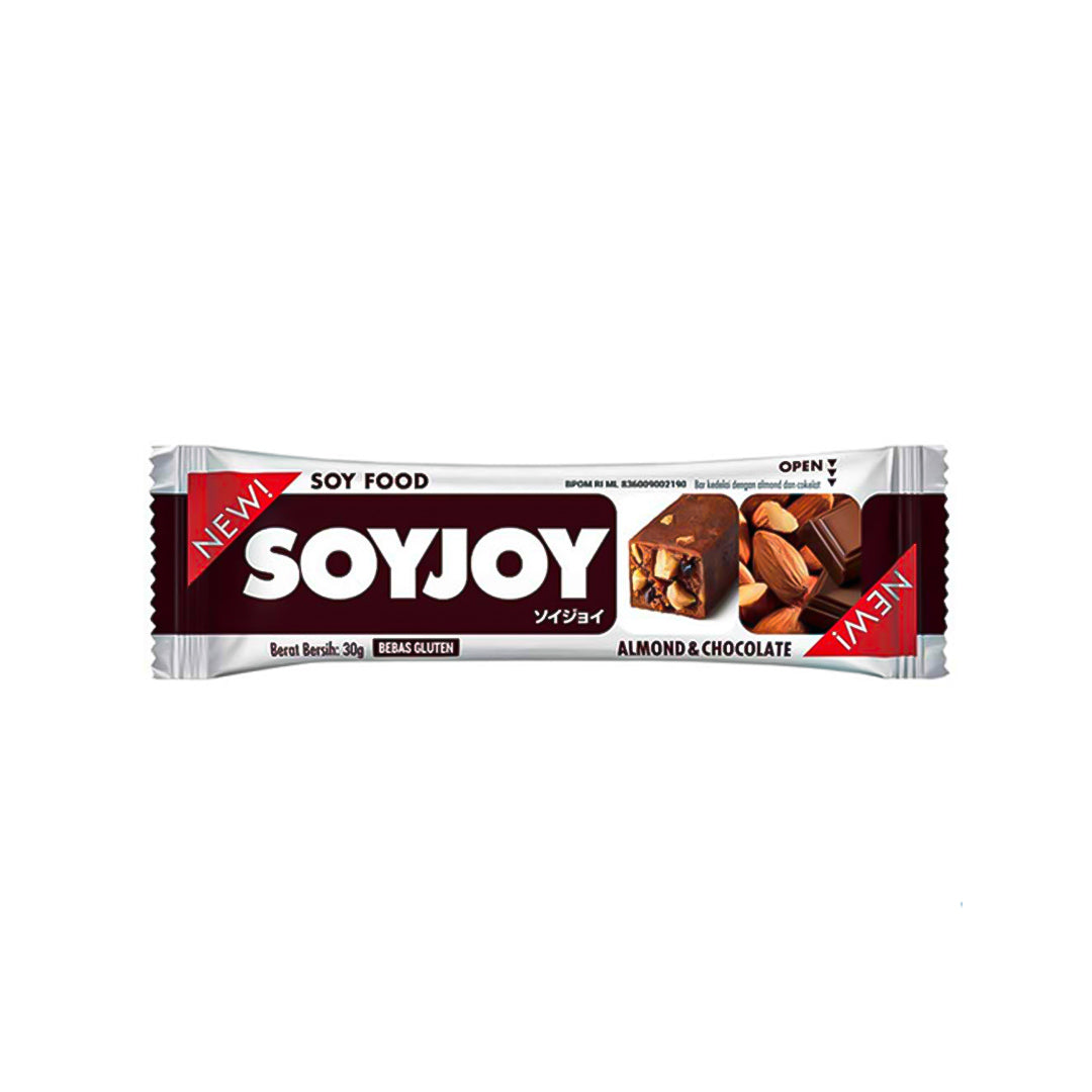 Soyjoy Fruit Soy Bar Chocolate Almond 30 Gr