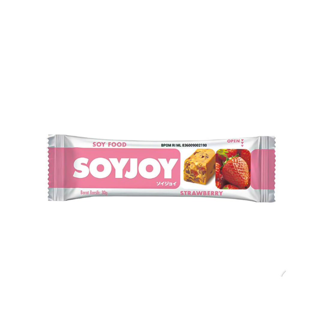 Soyjoy Fruit Soy Bar Strawberry 30 Gr