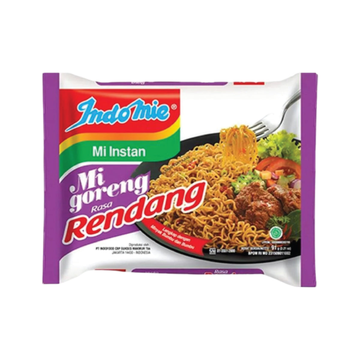 Indomie Goreng Rendang 91 gr