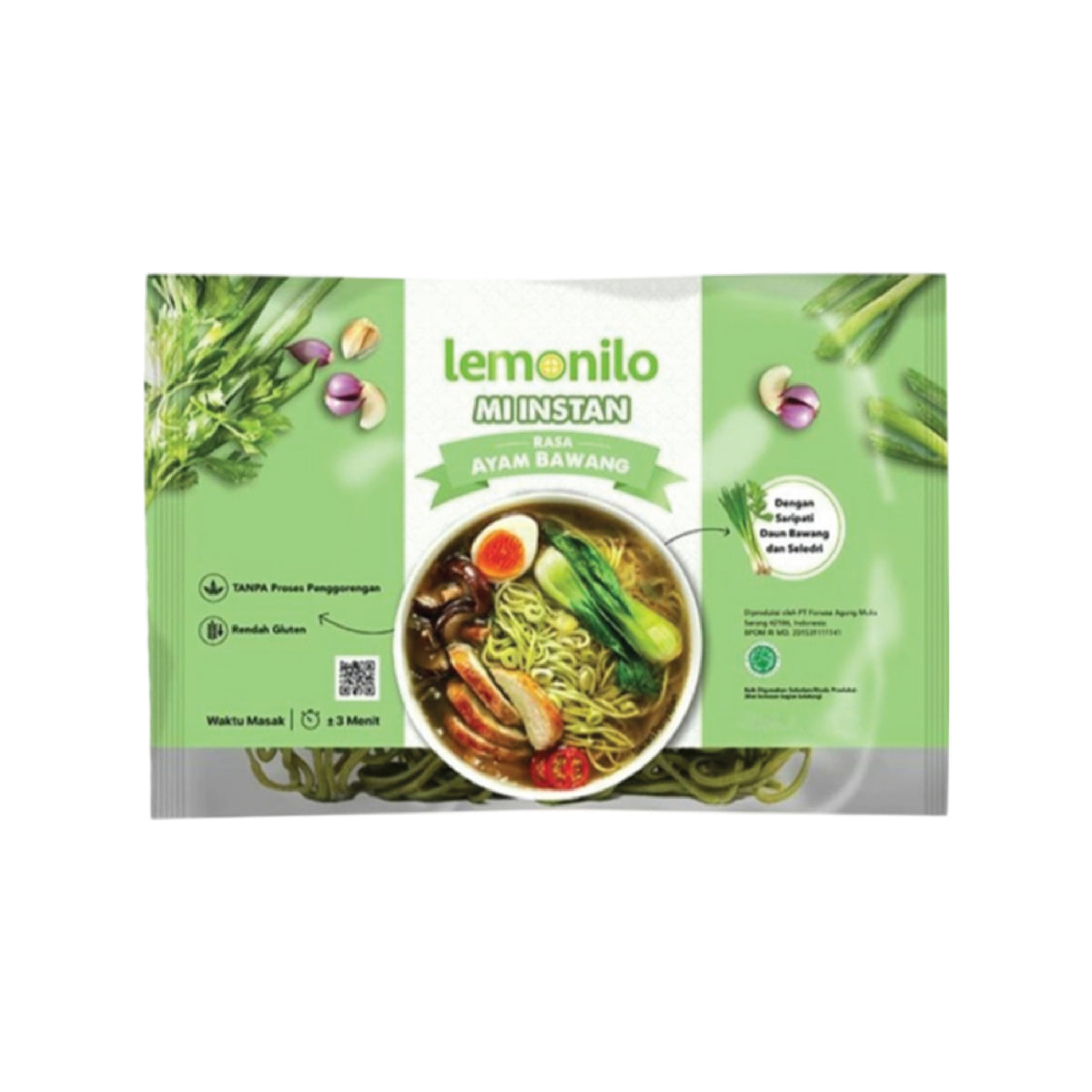 Lemonilo Mie Ayam Bawang 60 gr