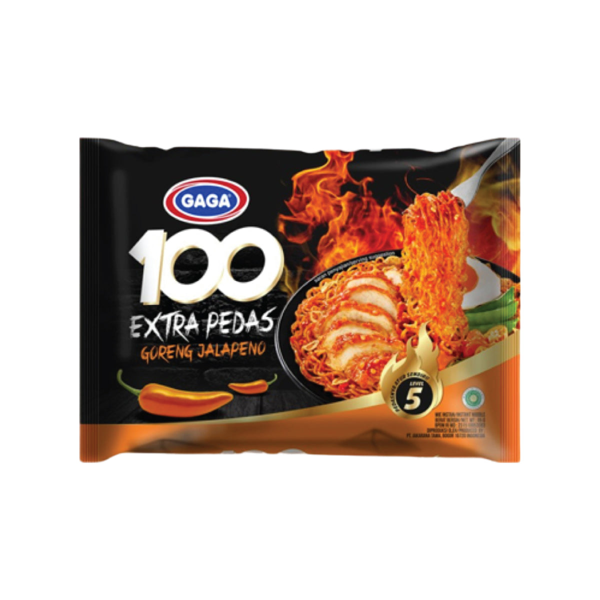 Gaga Etra Pedas Goreng Jalapeno 85 gr