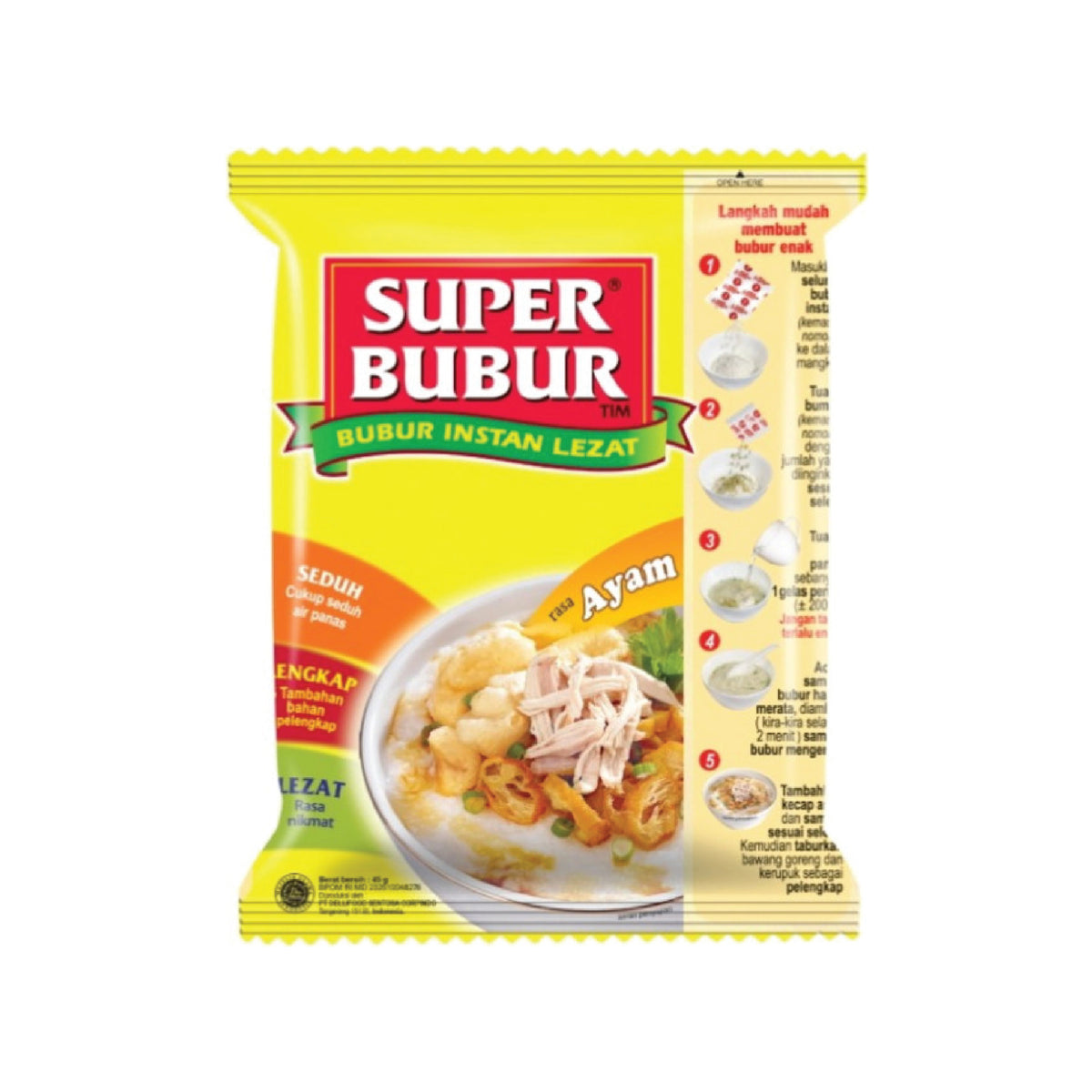 Super Bubur Ayam Pack 45gr