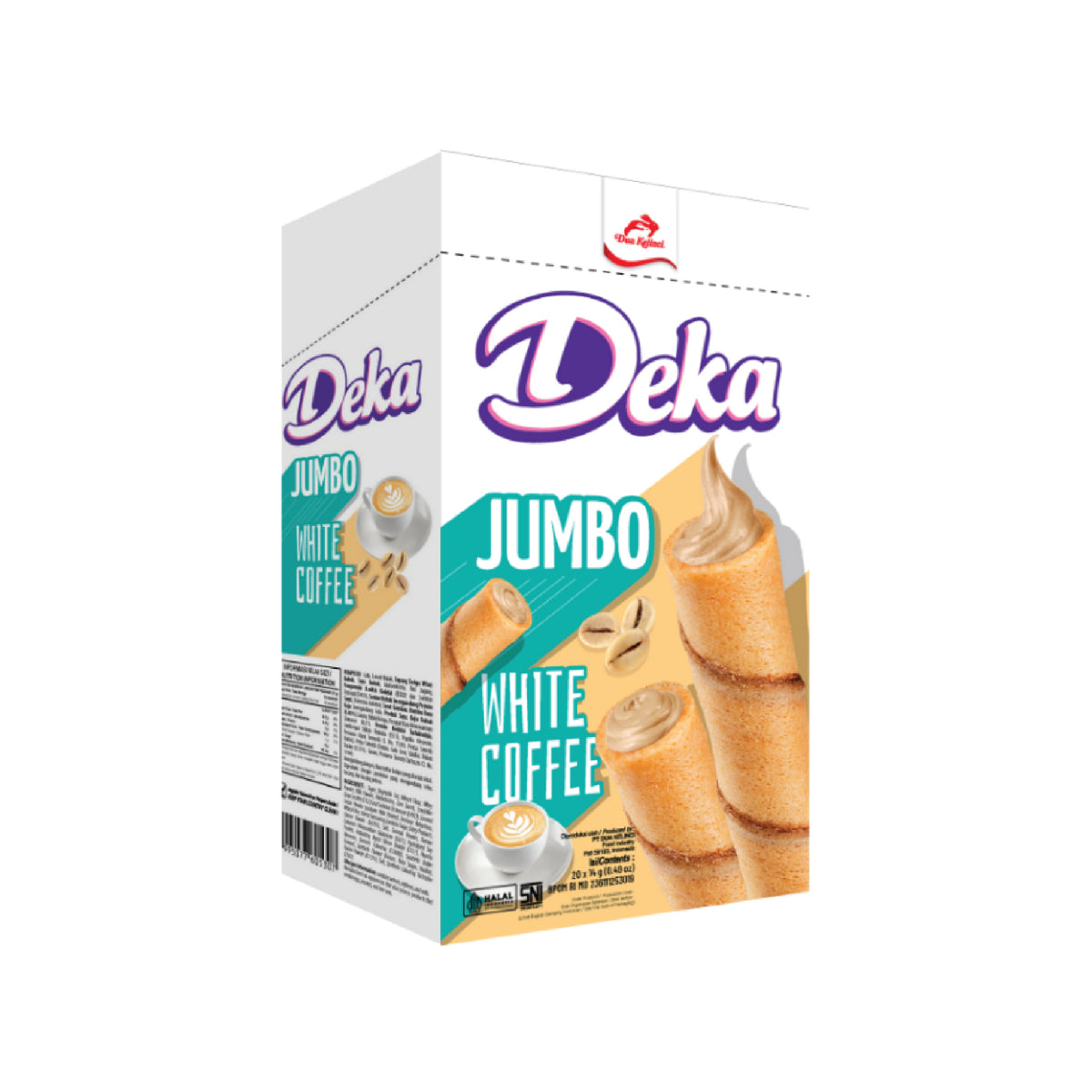 Deka Roll Jumbo White Coffee 20x16gr