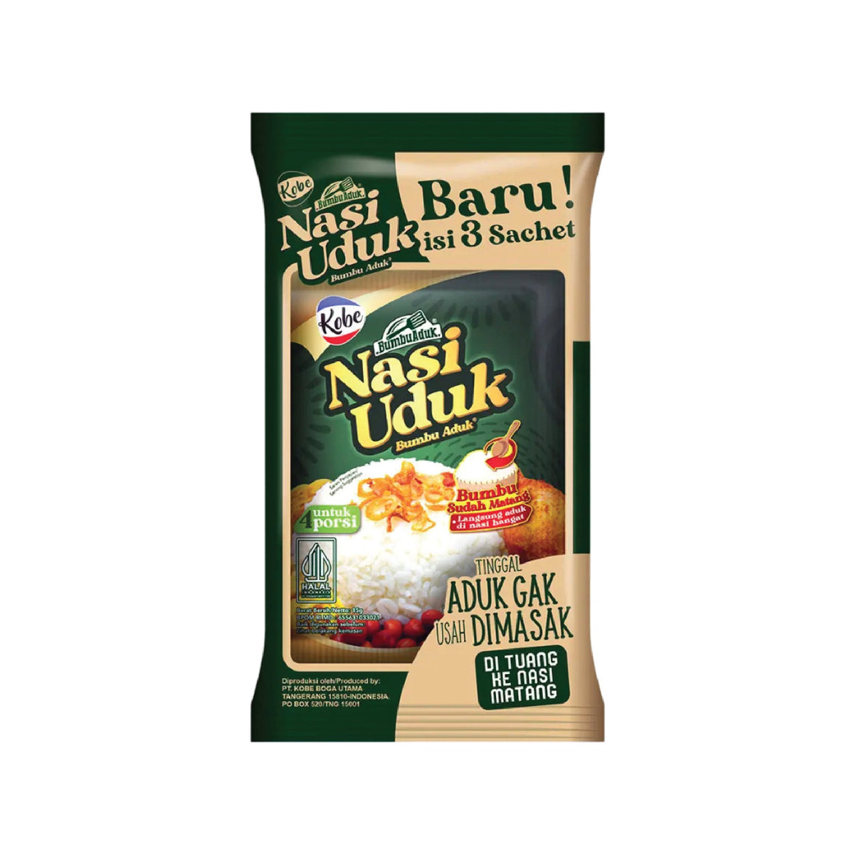 Kobe Bumbu Nasi Uduk 3 x 15 gr